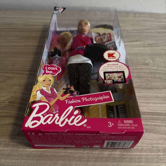 Barbie I Can Be Anything Fashion Photographer Kmart Exclusive Doll NIB 2008 Rare - Picture 6 of 9